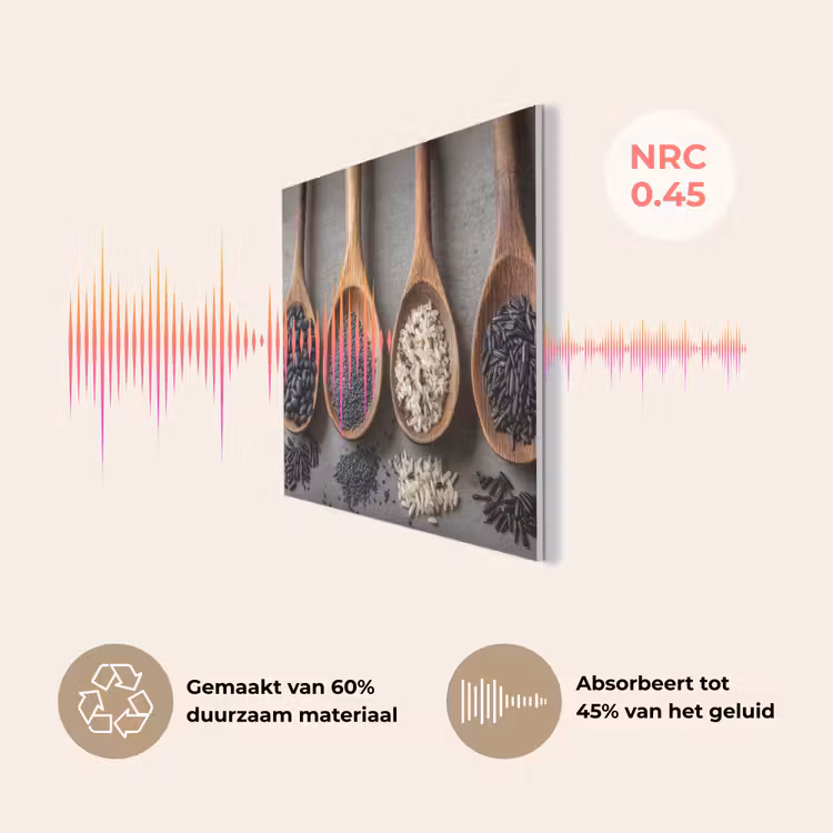 Houten - Lepels - Rijst - Zaden PET vilt klein -USP_NL