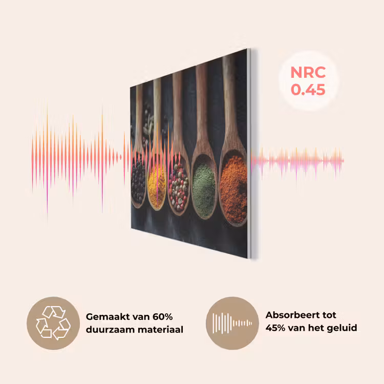 Houten - Lepels - Specerijen - Kruiden PET vilt klein -USP_NL