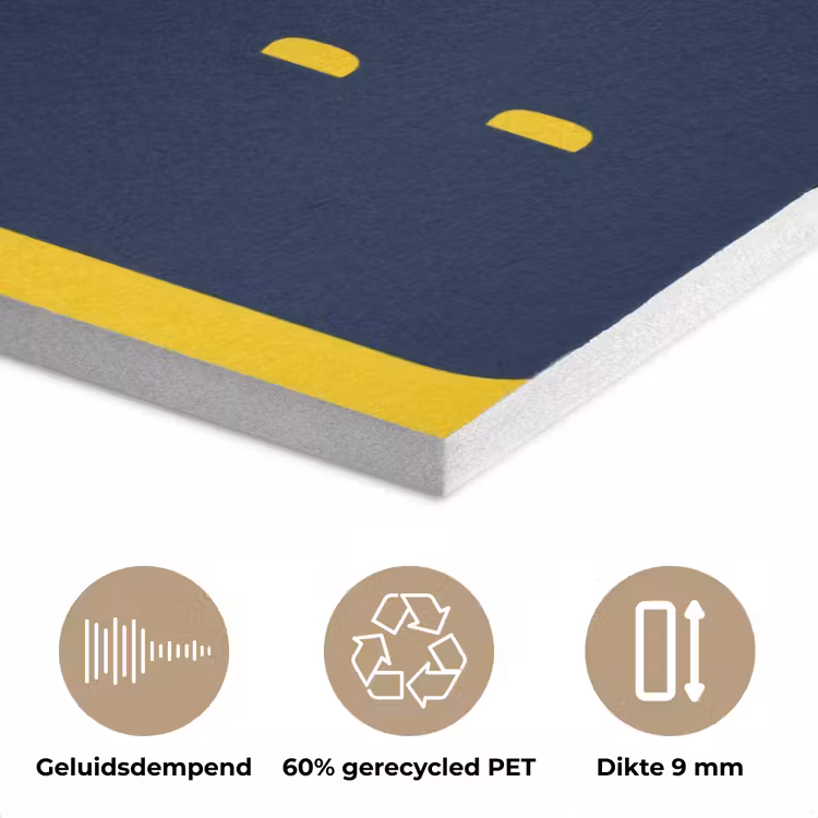 Geel - Think big - Grafisch PET vilt klein -closeup_NL