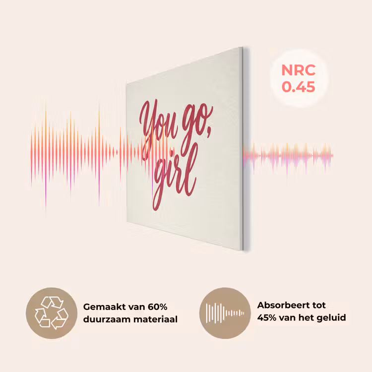 you go girl - Rood - Wit PET vilt klein -USP_NL