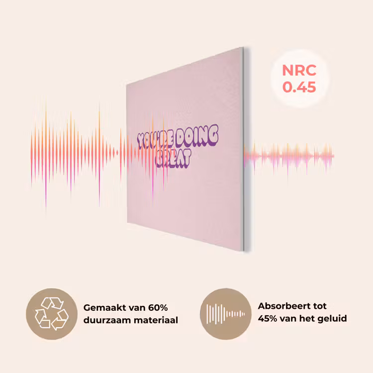 You're doing great - roze - 3D PET vilt klein -USP_NL