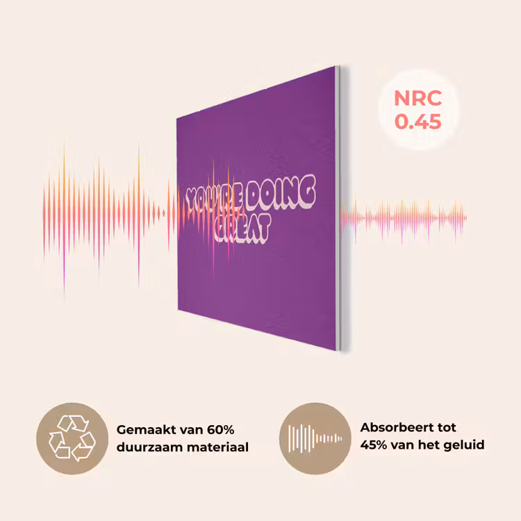 You're doing great - Paars - Bubble letters PET vilt klein -USP_NL
