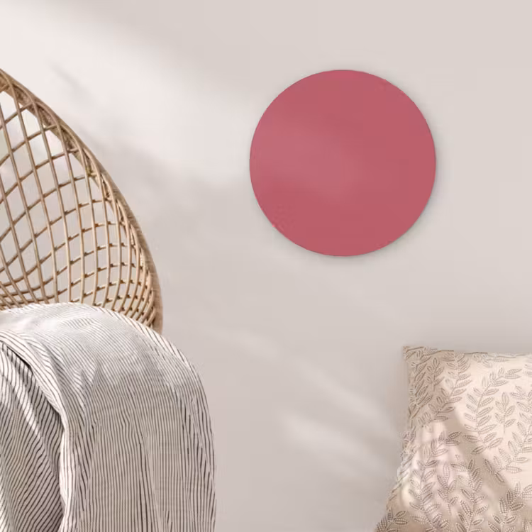 Bold - Berry - Rood Akoestische PET Vilt - Rond klein 838 -sfeer4