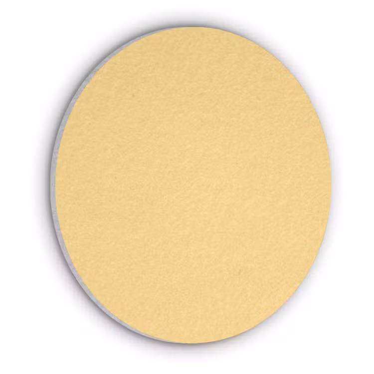 Butter - Geel - Yellow Akoestische PET Vilt - Rond klein 838 -3d
