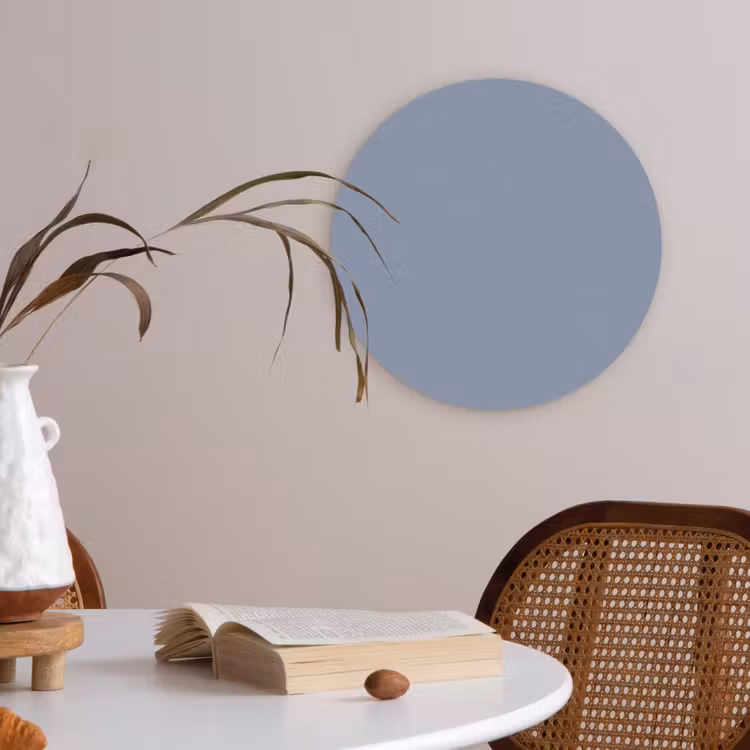 Canary - Champ - Blauw Akoestische PET Vilt - Rond klein 838 -sfeer3