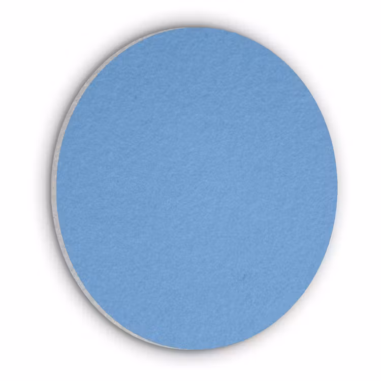 Cornflower - Blue - Blauw Akoestische PET Vilt - Rond klein 838 -3d