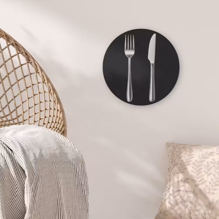 Bestek - Klassiek - Elegant Akoestische PET Vilt - Rond klein -sfeer4