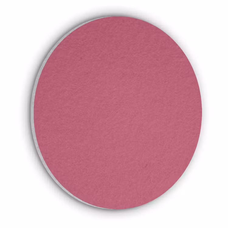 Deep - Berry - Rood Akoestische PET Vilt - Rond klein 838 -3d