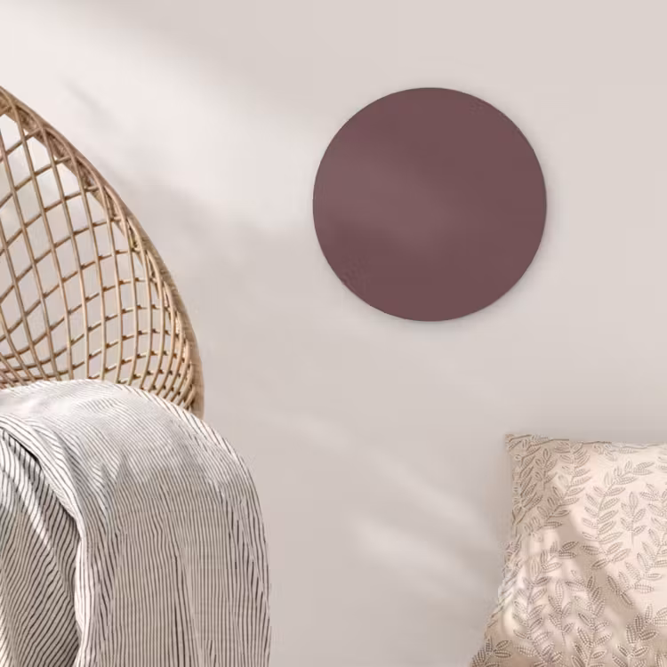 Dusty - Rose - Roze Akoestische PET Vilt - Rond klein 838 -sfeer4