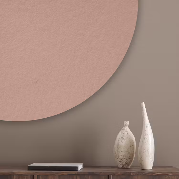Earthy - Blusher - Roze Akoestische PET Vilt - Rond klein 838 -sfeer5_closeup