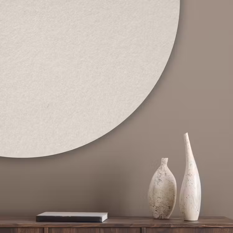 Fresh - Linen - Nude Akoestische PET Vilt - Rond klein 838 -sfeer5_closeup
