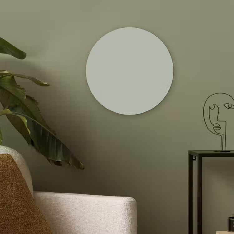 Frosted - Mint - Groen Akoestische PET Vilt - Rond klein 838 -sfeer2