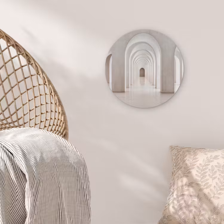 Hal - Bogen - Symmetrisch - Modern Akoestische PET Vilt - Rond klein -sfeer4