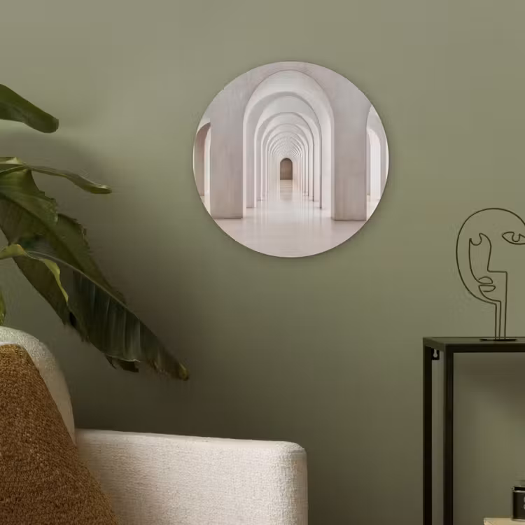 Hal - Bogen - Symmetrisch - Modern Akoestische PET Vilt - Rond klein -sfeer2