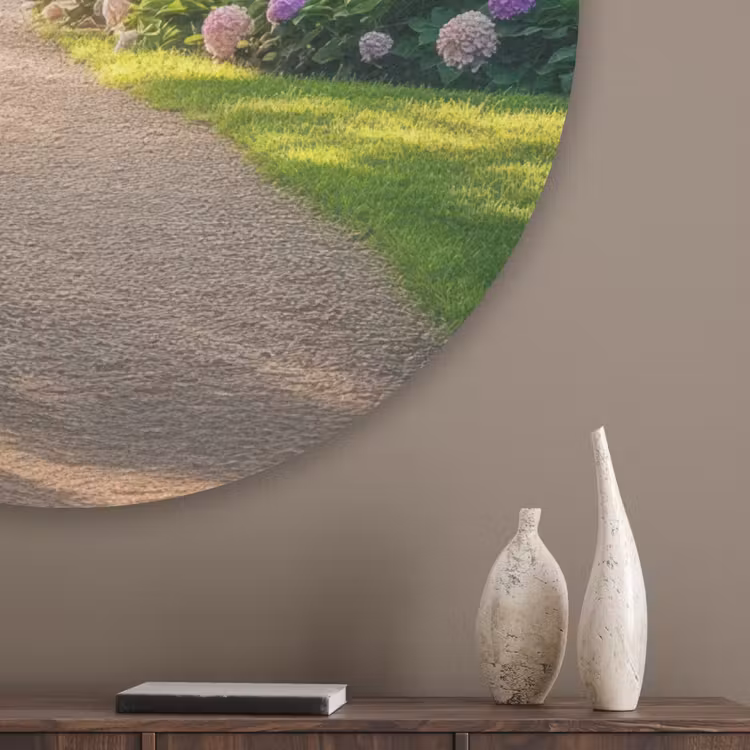 Hortensia- Park - Pad Akoestische PET Vilt - Rond klein -sfeer5_closeup