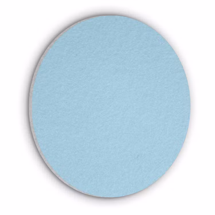 Ice - Blue - Blauw Akoestische PET Vilt - Rond klein 838 -3d