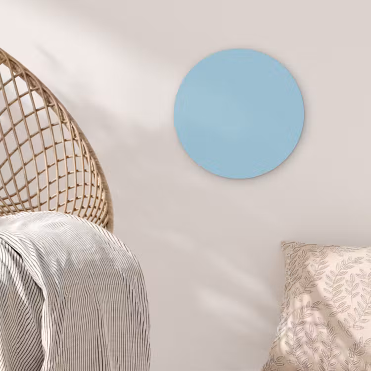 Ice - Blue - Blauw Akoestische PET Vilt - Rond klein 838 -sfeer4
