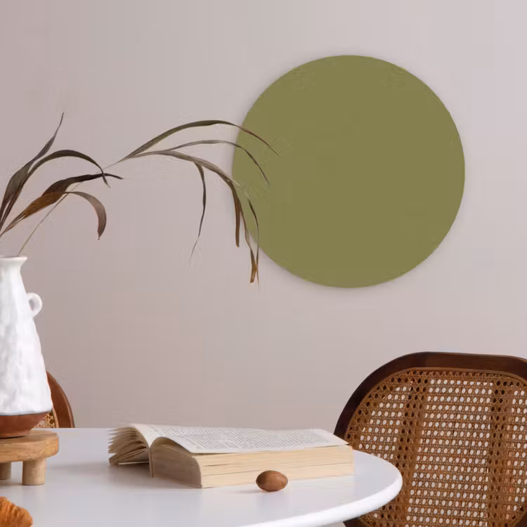 Juniper - Groen - Organisch Akoestische PET Vilt - Rond klein 838 -sfeer3