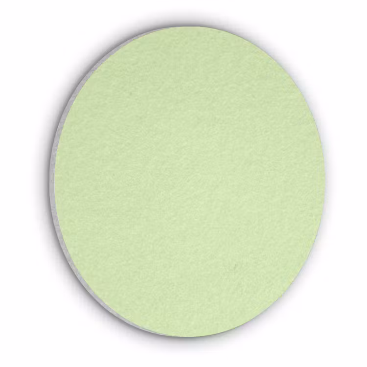 Light - Lime - Groen Akoestische PET Vilt - Rond klein 838 -3d