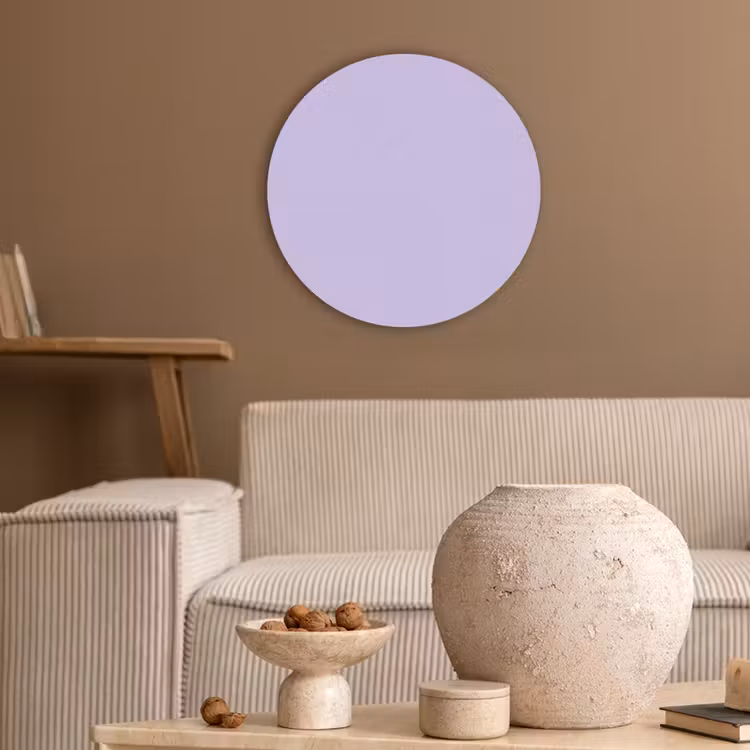 Light - Orchid - Paars Akoestische PET Vilt - Rond klein 838 -sfeer1