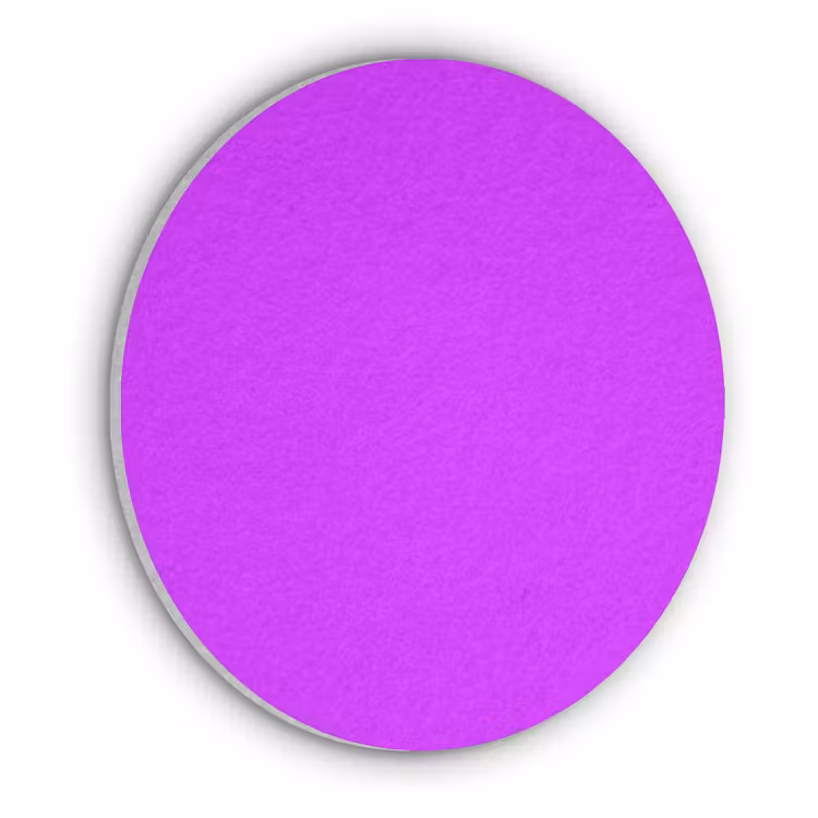 Neon - Orchid - Paars Akoestische PET Vilt - Rond klein 838 -3d
