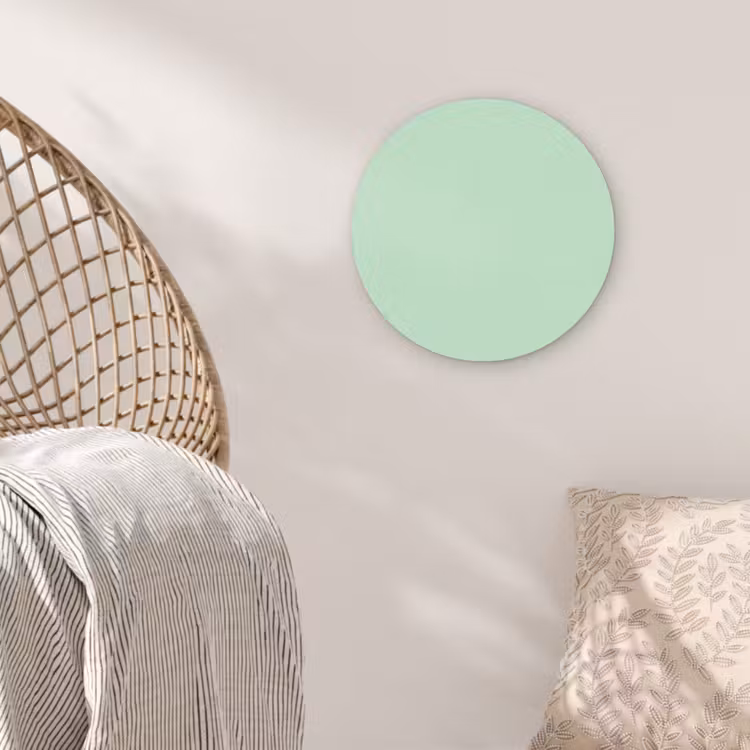 Pale - Mint - Groen Akoestische PET Vilt - Rond klein 838 -sfeer4