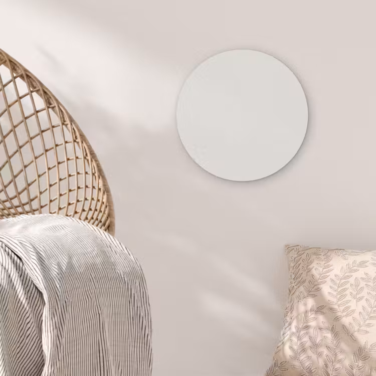 Pure - Alabaster - Wit Akoestische PET Vilt - Rond klein 838 -sfeer4