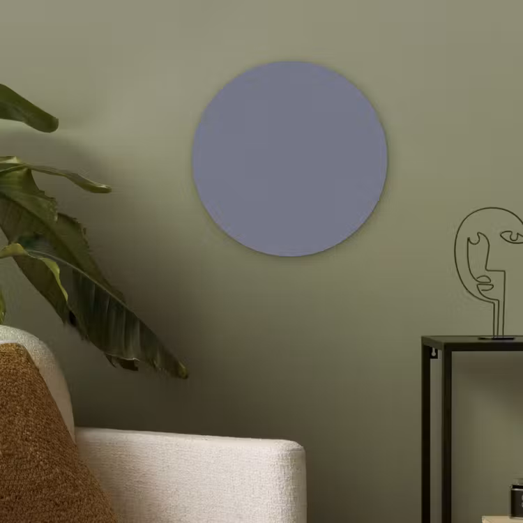 Slate - Whisper - Blauw Akoestische PET Vilt - Rond klein 838 -sfeer2