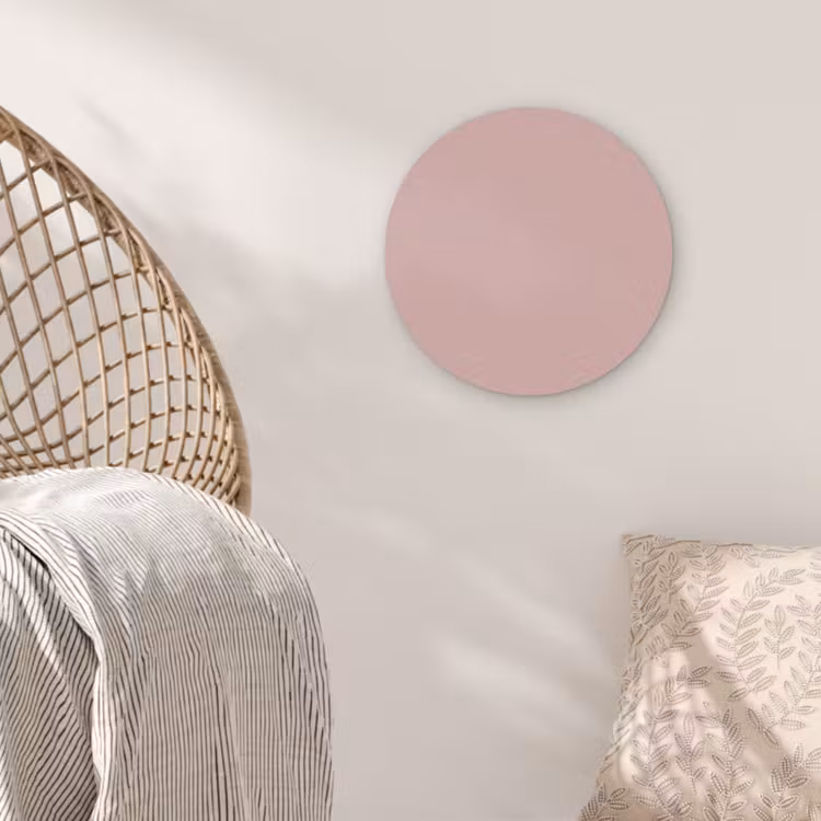 Soft - Blush - Roze Akoestische PET Vilt - Rond klein 838 -sfeer4