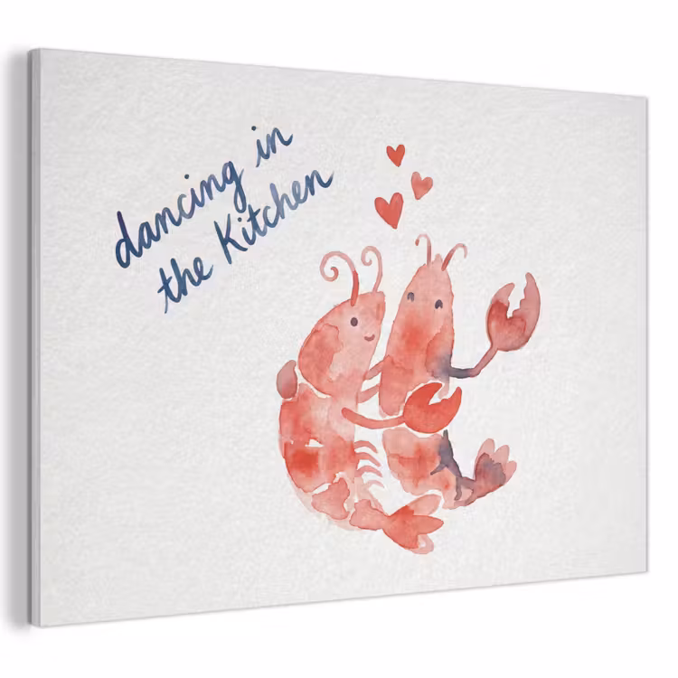 Dier - Dans - Liefde - Waterverf - Rood PET vilt klein -3d