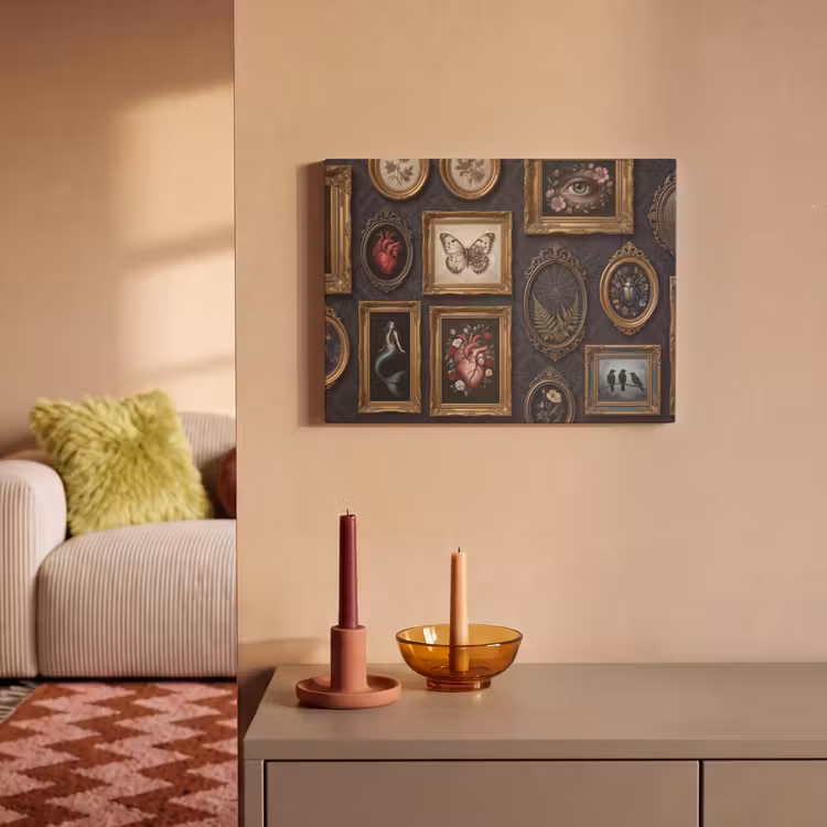 Kunst - Collectie - Vintage - Klassiek - Donker PET vilt klein -sfeer1