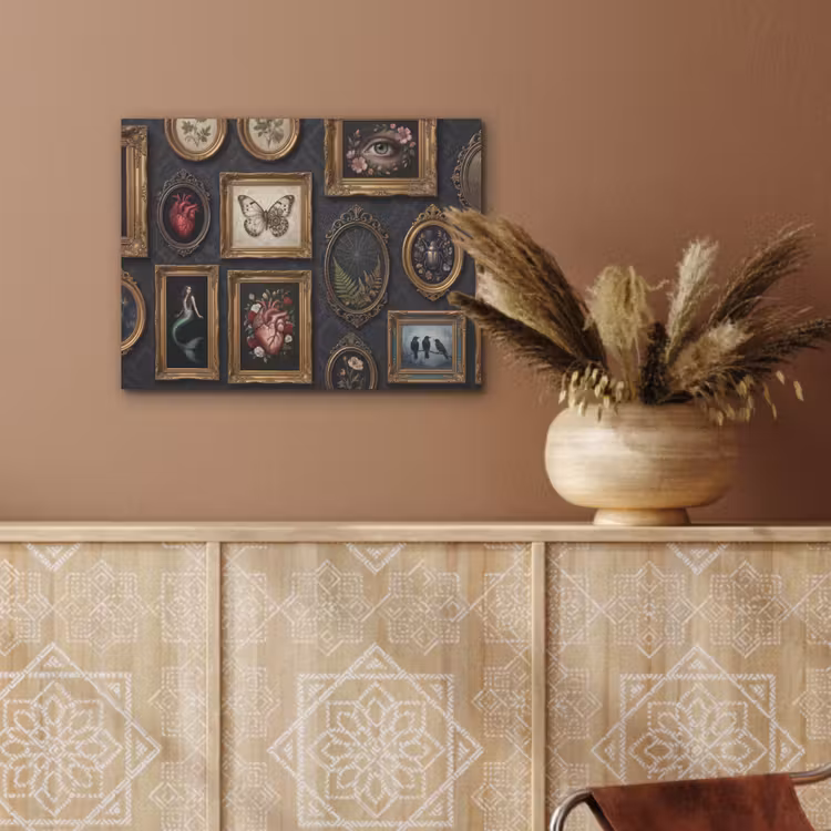 Kunst - Collectie - Vintage - Klassiek - Donker PET vilt klein -sfeer4
