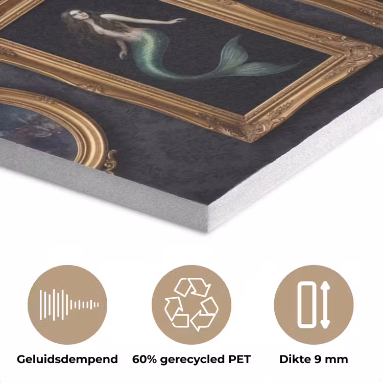 Kunst - Collectie - Vintage - Klassiek - Donker PET vilt klein -closeup_NL