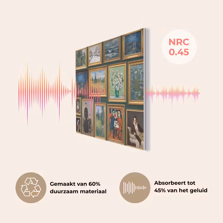 Kunst - Schilderijen - Collectie - Klassiek - Groen PET vilt klein -USP_NL