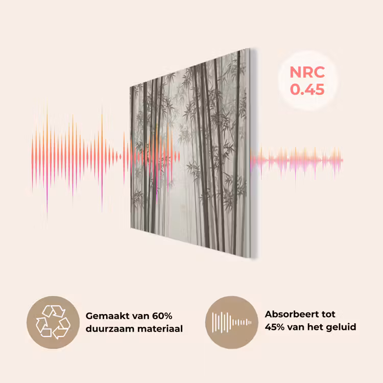 Bamboe - Bos - Mist - Natuur PET vilt klein -USP_NL