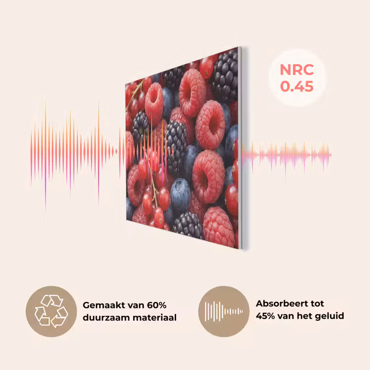 Bessen - Mix - Vers - Eten - Kleurrijk PET vilt klein -USP_NL