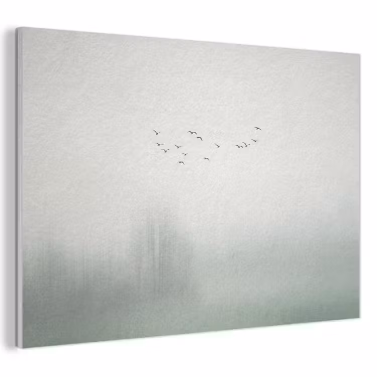 Vogel - Vlucht - Natuur - Minimalistisch PET vilt klein -3d
