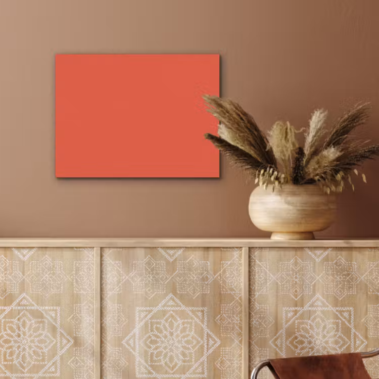 Burnt - Coral - Oranje PET vilt klein 837 -sfeer4