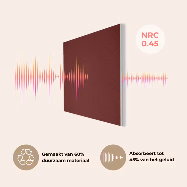 Burnt - Mahogany - Rood PET vilt klein 837 -USP_NL