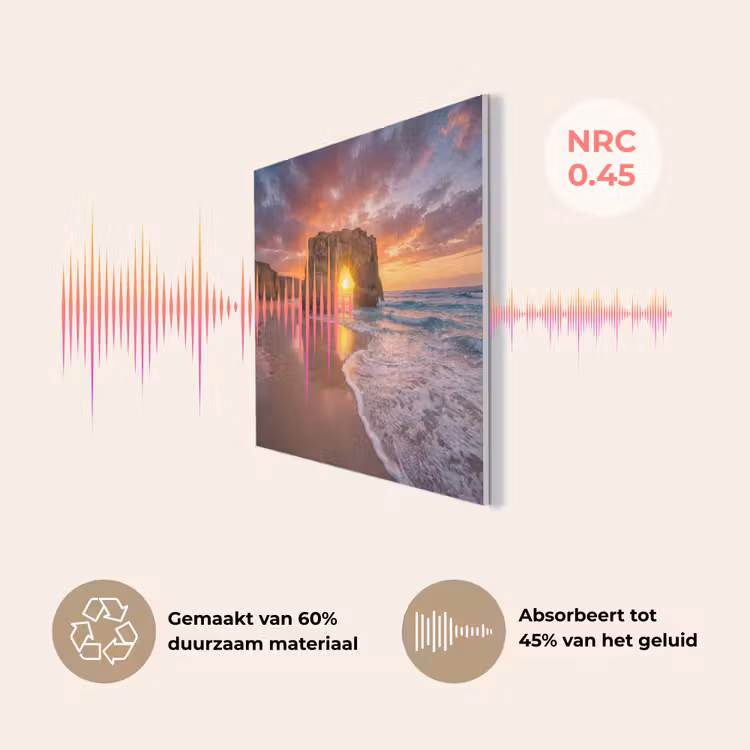 Kust - Rots - Zonsondergang - Zee - Natuur PET vilt klein -USP_NL