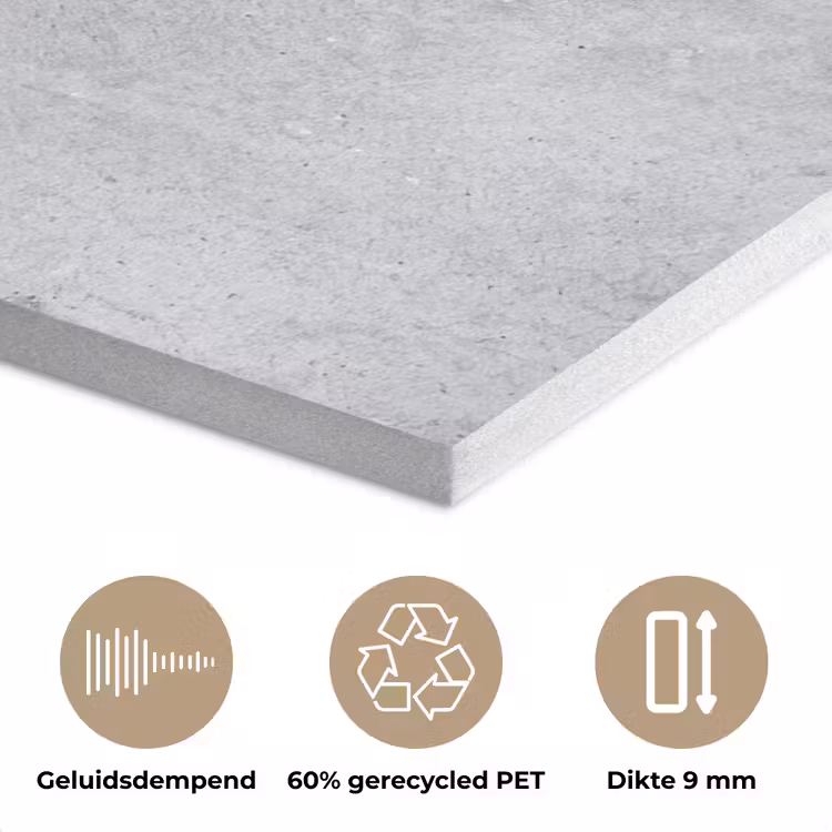 Beton - Textuur - Achtergrond - Grijs - Industrieel PET vilt klein -closeup_NL