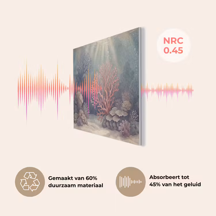 Koraal - Onderwater - Natuur - Roze PET vilt klein -USP_NL