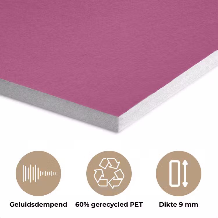 Deep - Magenta - Paars PET vilt klein 837 -closeup_NL