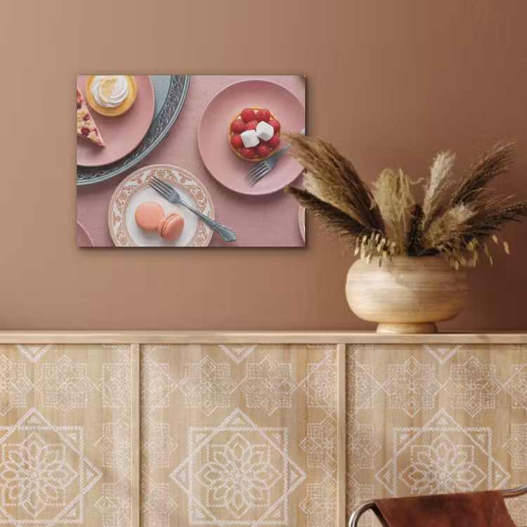 Dessert - Taart - Gebak - Zoet - Roze PET vilt klein -sfeer4