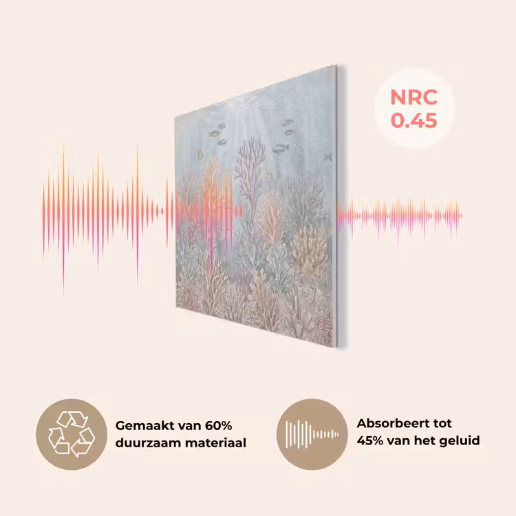 Vis - Koraal - Oceaan - Illustratie - Onderwater PET vilt klein -USP_NL