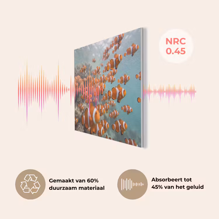Vis - School - Onderwater - Dieren - Oranje PET vilt klein -USP_NL
