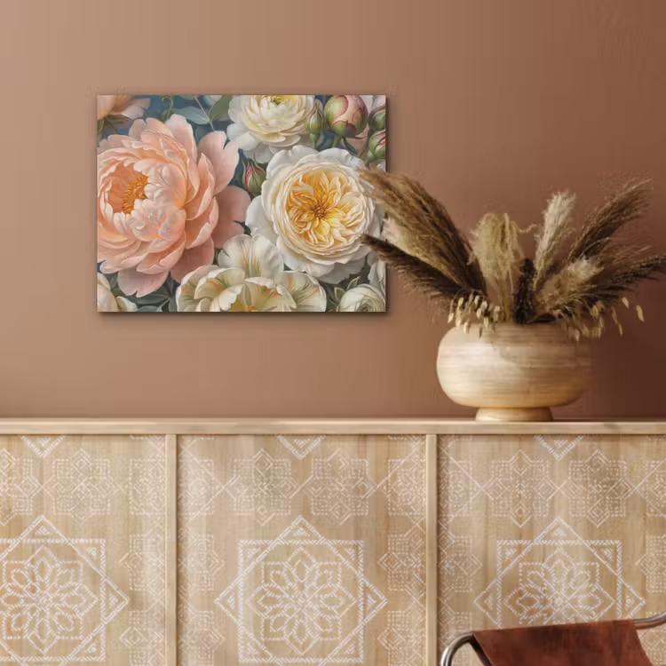 Bloemen - Boeket - Natuur - Klassiek - Kleurrijk PET vilt klein -sfeer4