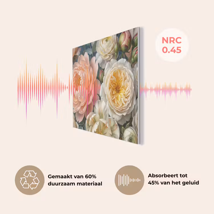 Bloemen - Boeket - Natuur - Klassiek - Kleurrijk PET vilt klein -USP_NL