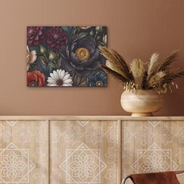 Bloemen - Boeket - Natuur - Klassiek - Weelderig PET vilt klein -sfeer4