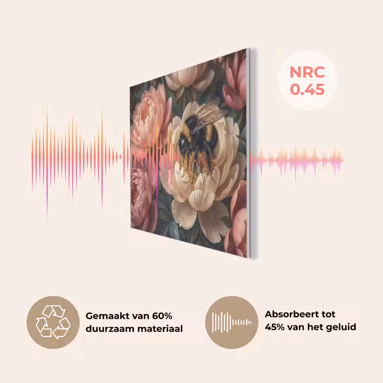 Bloemen - Insect - Natuur - Roze PET vilt klein -USP_NL
